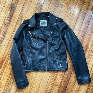 Levi’s faux leather jacket size S